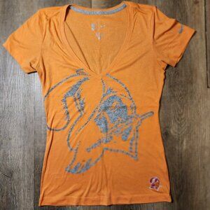 🏈RARE!🧡🤍Nike Tampa Bay Buccaneers Creamsicle Throwback T-Shirt V-Neck NFL-S